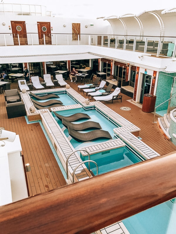 The Haven Pool Area • Cruising the Norwegian Getaway >> TastyItinerary.com