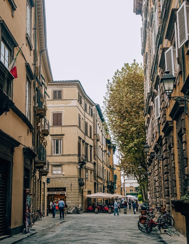 A street in Lucca, Italy