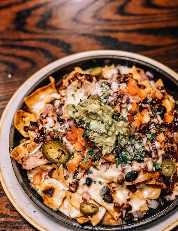 Pulled Porked Nachos from Gus's BBQ