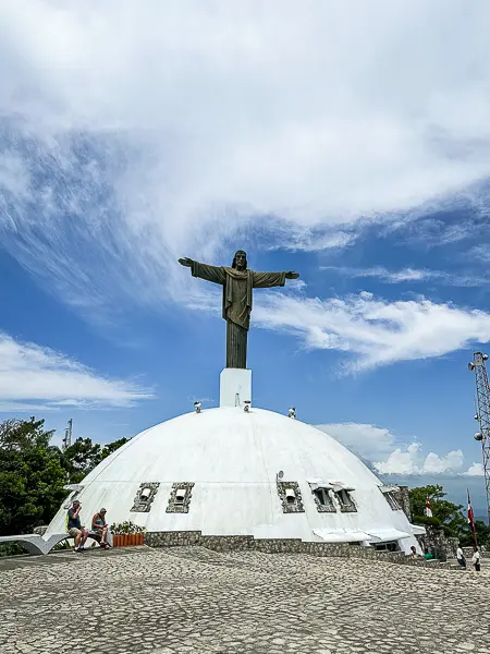 Replica of the Christ the Redeemer statue at the top of Isabel del Torres in Puerto Plata.