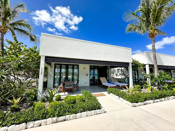 Exterior of Lagoon Villa 117 at Silver Cove, Great Stirrup Cay.